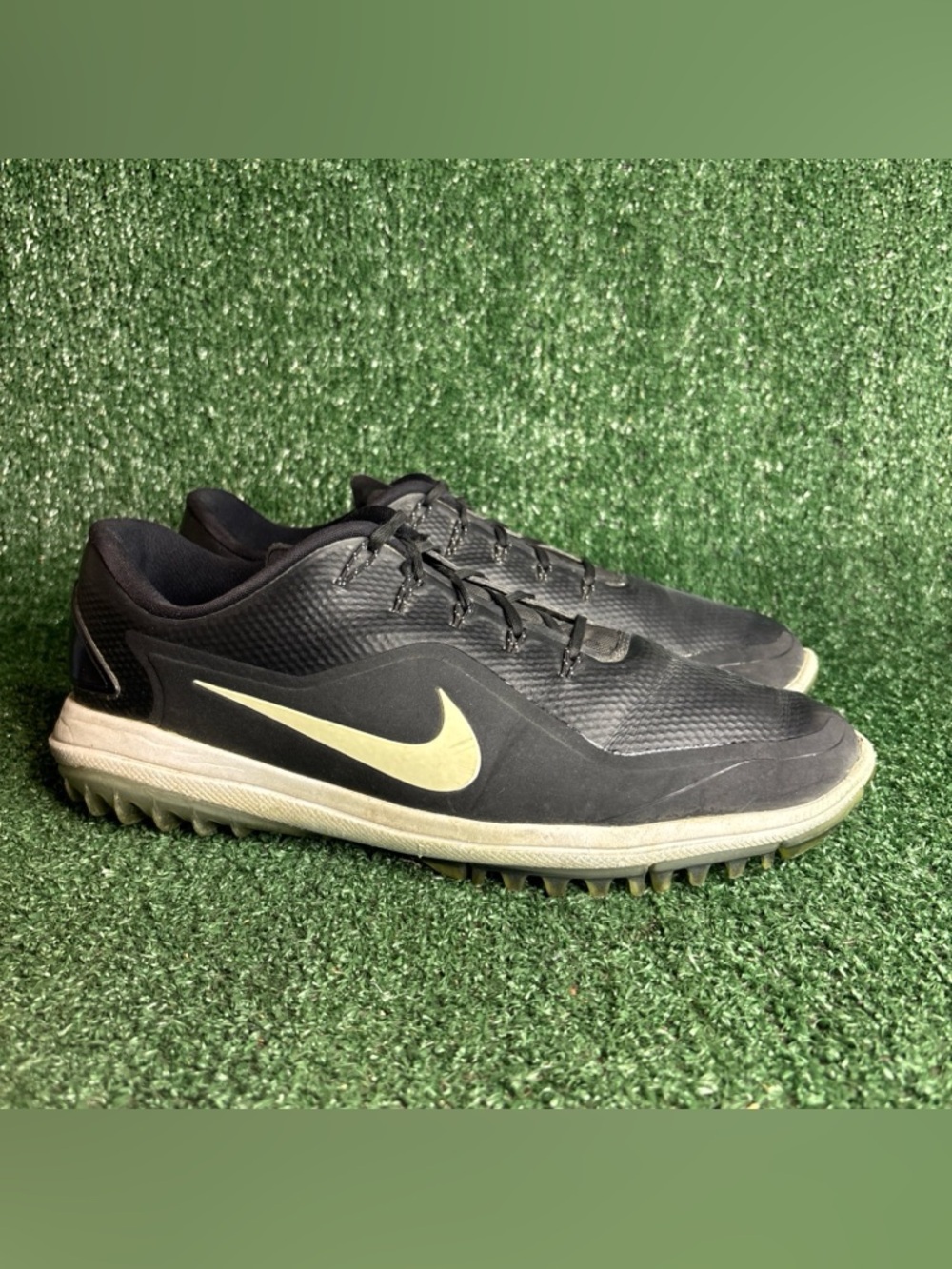 Nike Lunar Control Vapor 2 Golf Shoes Men’s 10.5 899633-002 Black White